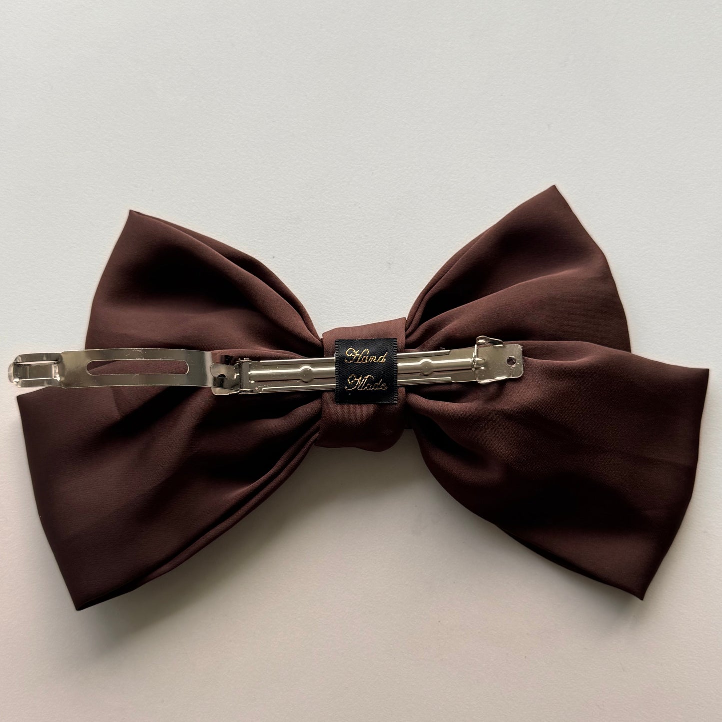 Mocha Seoul Satin Bow